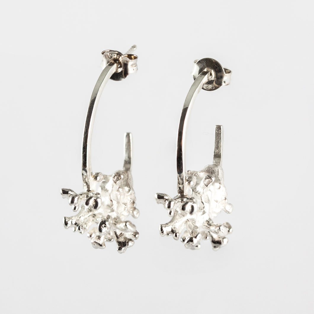 Connemara Sea Coral earrings Small